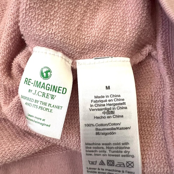 J Crew Vintage Fleece zip up sweatshirt - Picture 4 of 6